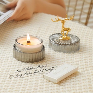 मोहरा एंटेलर एरोमाथेरेपी क्रिसमस और वैलेंटाइन डे सजावटी मोमबत्ती सोया मोम कप आभूषण थोक मोमबत्ती उपहार स्मारिका - Product Image 4