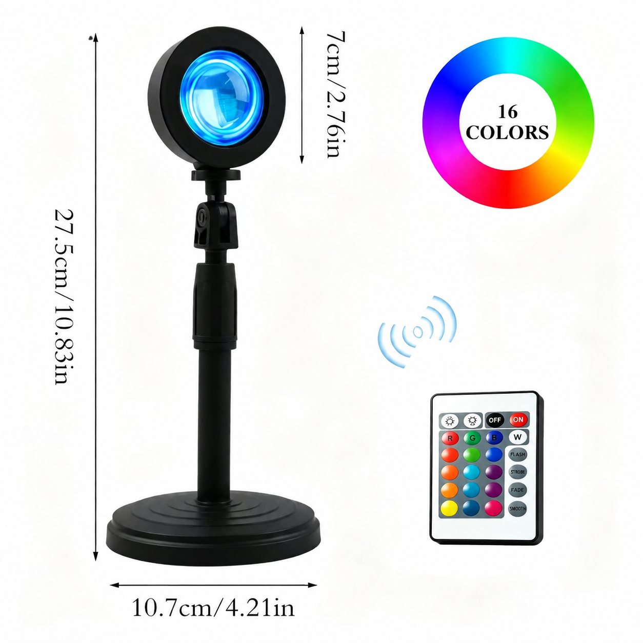 Black Round Head RGB