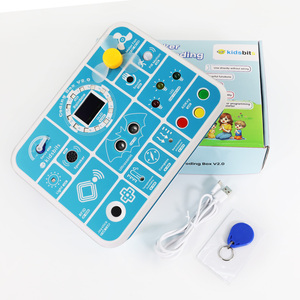 Kidsbits 6 Kinder Bildung ESP-32 Hersteller Coding Box V2.0 16 Sensor modul Learning Kit Wifi Programming Toolbox für ESP32