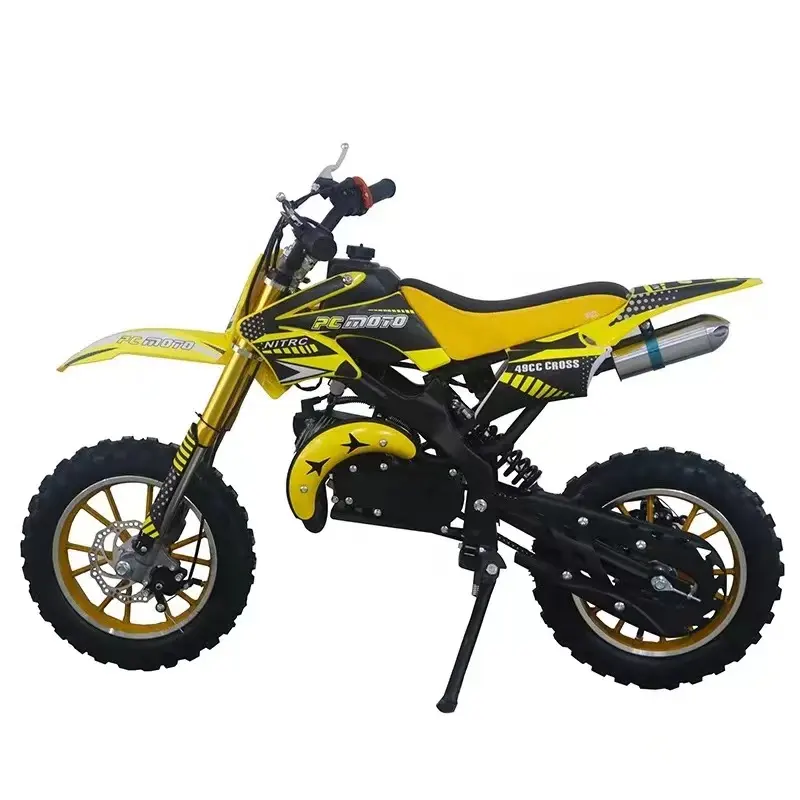 Aotong sepeda motor Motocross Mini untuk anak-anak, sepeda motor Trail otomatis 49CC 50CC, sepeda balap tarik untuk anak-anak