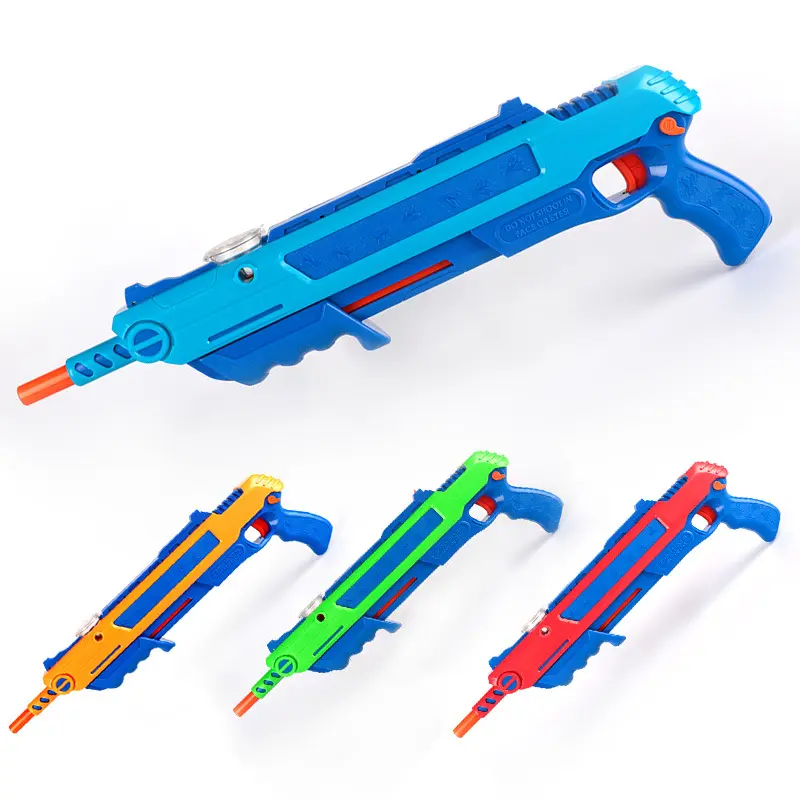 Nuevo Salt Power Salt Gun Escopeta Regalo para niños Pistola de juguete Mosquito Plastic Bug Fly Killer