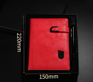 Venta al por mayor, cuaderno de costura con sillín, cuaderno de bloques de silicona con logotipo personalizado, cubierta de encuadernación de hojas sueltas azul marino, cuaderno diario - Product Image 5