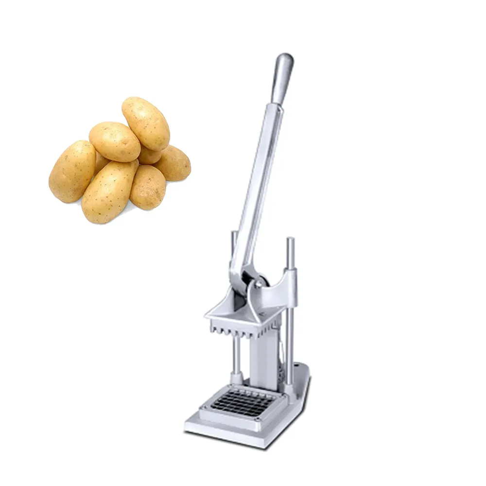 Coupeur vertical de légumes et de fruits multifonctionnel et machine de traitement de pommes de terre frites