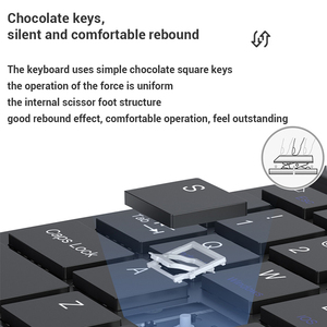 Ultra-Slim Bluetooths Wireless <strong>Keyboard</strong> Portable Mini Wireless <strong>Keyboard</strong> for Tablet Rechargeable for iPad Wins <strong>Android</strong> - Product Image 4