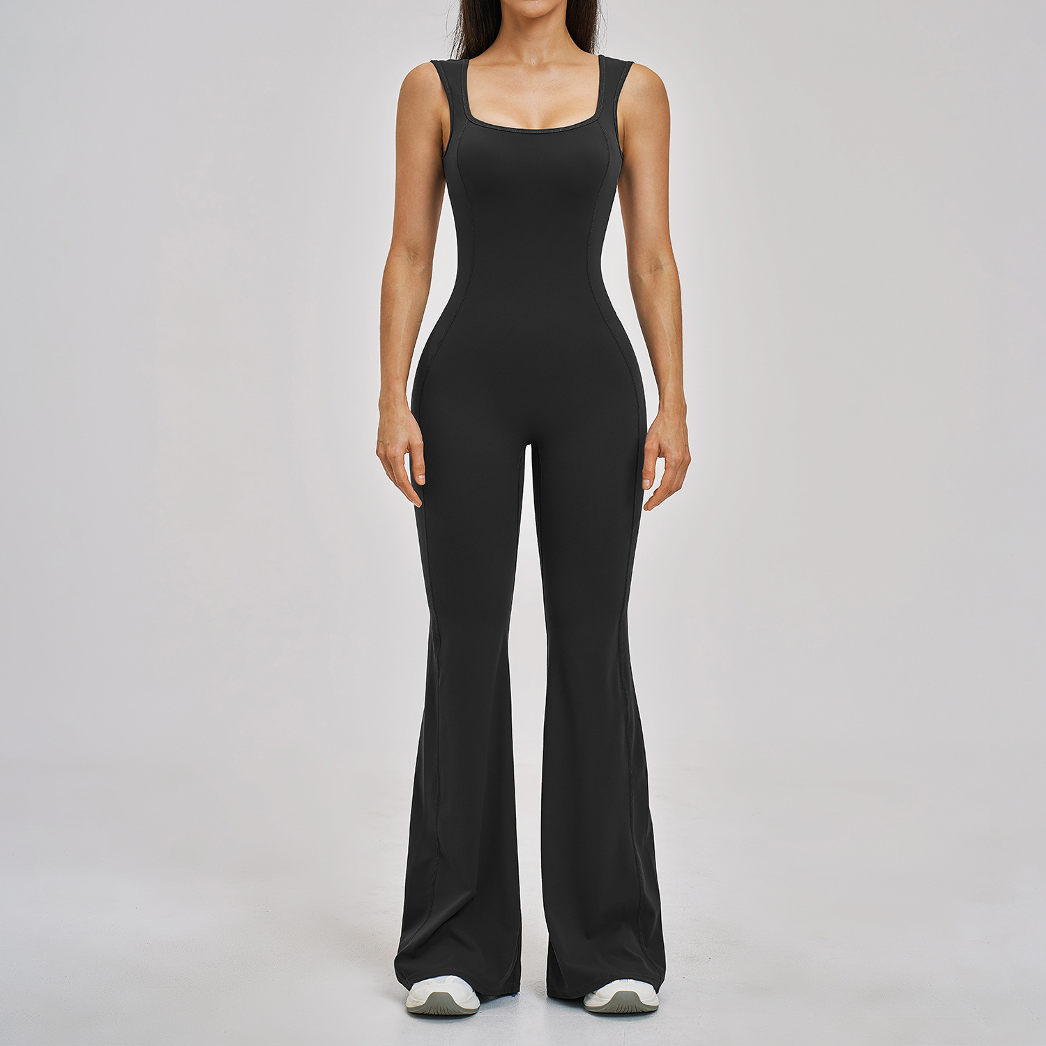 black jumpsuit