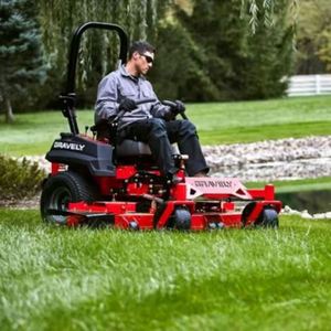 Sıfır dönüş çim biçme makineleri üzerinde ticari sürüş için Ractor döner bahçe topu alan çiftlik benzin golf sahası gravely 72 inç ego