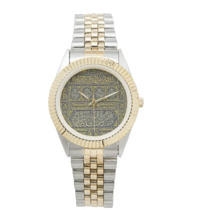 Hot Sales Business Casual Muslim Watch with Numbers stainelsss wrist Watch
