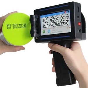 2025 HAIKE HK-B65 12,7mm tragbarer Hand-Tinten strahl drucker Barcode QR-Glasflasche Verfalls datum Chargen datum <span class=keywords><strong>Code</strong></span>-Druckmaschine