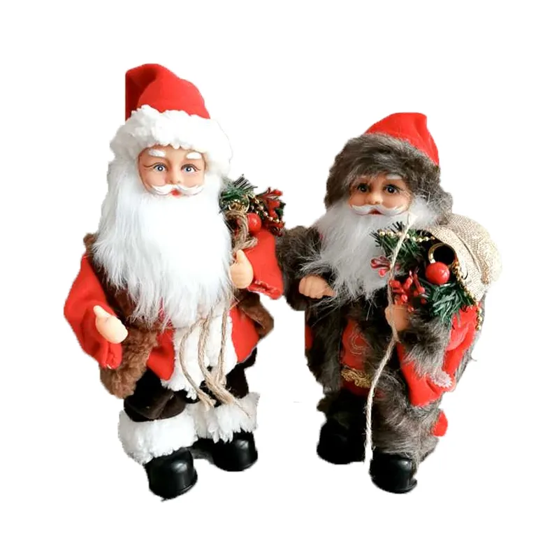 공장 직판 전기 산타 클로스 인형 노래 음악 봉제 선물 어린이 장난감 키즈 크리스마스 장식