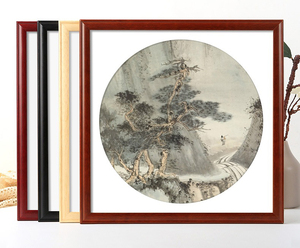 8x8 Square Picture <strong>Frame</strong> Display Picture <strong>4x4</strong> with <strong>Mat</strong> or 8x8 Without <strong>Mat</strong> Black Wood Grain Photo <strong>Frame</strong> for Wall and Tabletop Deco - Product Image 5