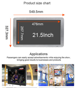 21.5 Inch Android 4G Wifi Remote <strong>Software</strong> <strong>Lcd</strong> Advertising Monitor <strong>Display</strong> Screen for Bus Interior <strong>Lcd</strong> Digital Signage <strong>Displays</strong> - Product Image 5