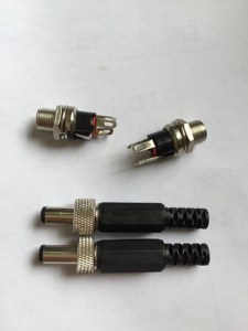 ネジロック付き2.1mm 2.5mm DCオスメス電源ジャックプラグコネクタ - Product Image 3