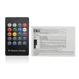 แถบไฟ RGB 20ปุ่มควบคุมเพลงและแถบไฟ12V RF20รีโมทคอนโทรลขนาดเล็ก - Product Image 2