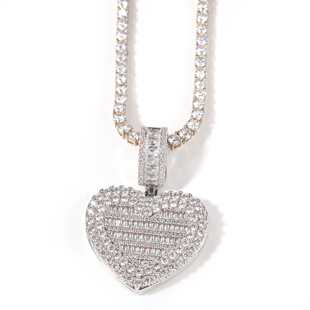 Silver+4mm tennis chain