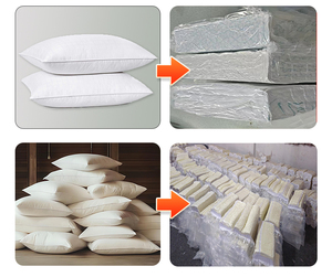 Yorgan yastık basın sıkıştırma makinesi küp yastık kompresör battaniye vakum paketleme sıkıştırma makinesi satılık - Product Image 5