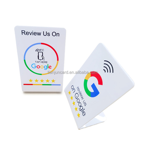 Programmable Contactless QR <strong>Code</strong> &amp; NFC Tag Acrylic NFC Menu Stand - Product Image 3