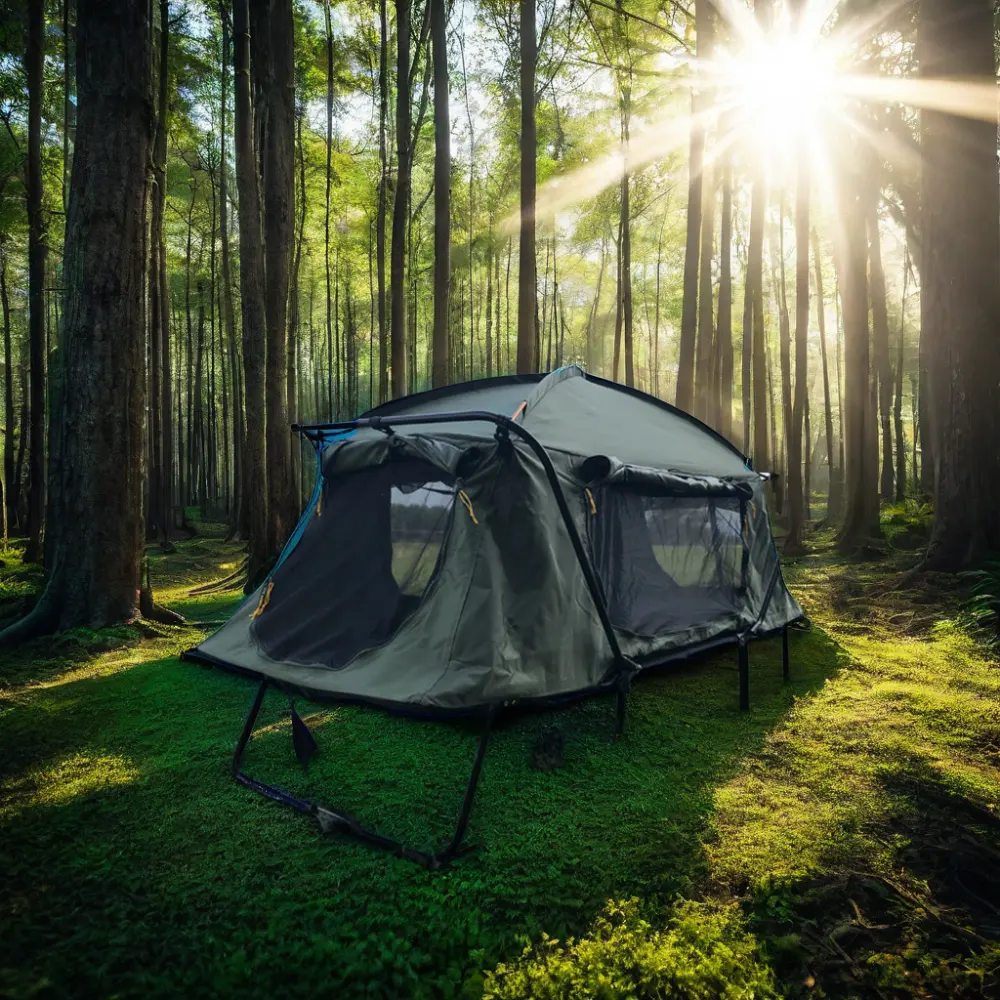 אמריקאי אביב לשבור אוהלים למכירה קמפינג שינה מיטת למתוח אוהל חיצוני