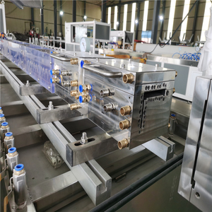 UPVC窗门框制造机WPC PVC型材挤出生产线交流电机塑料挤出机厂家 - Product Image 4