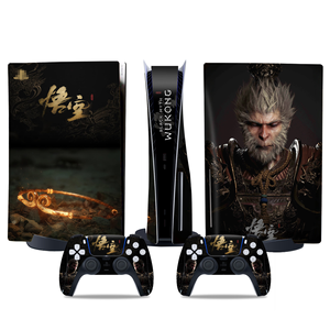 <strong>Customized</strong> Vinyl Skin Console Cover Sticker with 2 <strong>Controller</strong> Gamepad Skin Sticker for PS 5 - Product Image 3