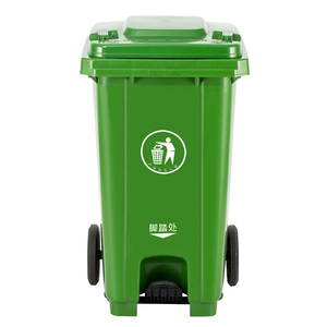 Sıcak satış <span class=keywords><strong>wheelie</strong></span> konteyner 120L/240L/360L/660L/1100L geri dönüşüm plastik çöp tenekesi ile tekerlekli çöp - Product Image 4