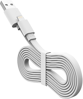 2.4A USB 2,0 A a blanco de iluminación