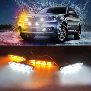 4-in-1 LED ızgara çakarlı lamba 12V acil kırmızı mavi flaşlı uyarı lambası kablosuz uzaktan kumanda araçlar kamyon römorklar - Product Image 6