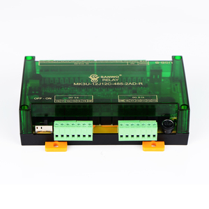 Punto de inventario original de fábrica, 12 canales Fx3U MR output entrada, salida PLC Módulo de Control de programación, novedad de 100%