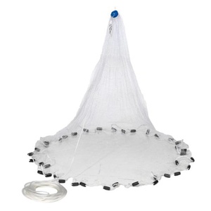 Our Cast <strong>Net</strong> Adopts an Upgraded Galvanized Sinker, Opens Fully, and Sinks Fast, White and Blue Fishing <strong>Net</strong> - Product Image 5