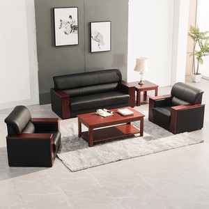 Nội thất văn Phòng Thương mại hiện đại tiếp tân <span class=keywords><strong>sofa</strong></span> văn phòng ghế <span class=keywords><strong>sofa</strong></span> da văn phòng đặt đồ nội thất - Product Image 1