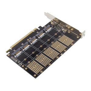 PCIe 5พอร์ต M2 Key B SATA3.0การ์ด SSD JMB585 PCIe SATA M.2 NVME PCIe 5 Bkey M.2 Converter Card - Product Image 4