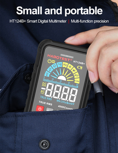 Yeni gelenler Multimeterbuy dijital ekran dijital Multimdigital Multieter Productmulti Tester HT124 multimetre dijital - Product Image 5