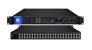 16 in 1 FTA IRD <strong>Ip</strong> Gateway 16/24 DVB-S2 /ATSC/ISDB-T/DVB-C /DVB-T to 1024 <strong>IP</strong> Spts iptv Streamer for Hotel iptv Solution COL5801P - Product Image 3