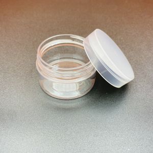 Sıvı sabun ve kişisel bakım ürünleri için sızdırmaz vidalı üst kapaklı 1 oz 30 ml şeffaf plastik kavanoz - Product Image 1