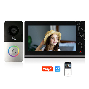 3MP 2K Tuya Smart WiFi Tür Telefon Türklingel 7 Zoll TCP/IP Video Türklingel Kamera Villa Apartment WiFi Video Intercom System
