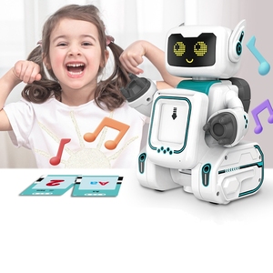 KS akıllı programlama uzaktan kumandalı Robot eğitim konuşma 72 adet Flash kart akıllı Robot oyuncak