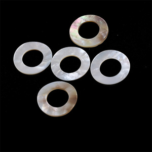 25mm yuvarlak şekil doğal deniz kabuğu anne inci kabuk - Product Image 6