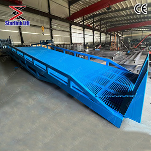 Сертифицированный мобильный гидравлический пандус для контейнеров грузоподъемностью 10-12 тонн, специализированный для погрузки/разгрузки грузовиков вилочными погрузчиками - Product Image 2