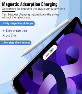 OEM kablosuz şarj Stylus C tipi tek bir tıklama ev Palm reddi kalem Apple iPad - Product Image 6