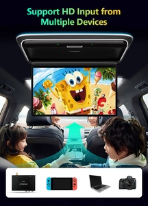 XTRONS 14&quot; Android Car Roof Flip Down <strong>LCD</strong> Monitor Bus TV Car Entertainment System HD/CVBS <strong>Input</strong> Car Video Multimedia Player - Product Image 4