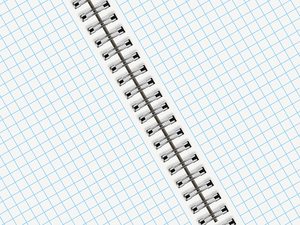 Cuaderno de Color blanco con cuadrículas y cuadrículas, grande, personalizado, ideal para el hogar, escuela, oficina y negocios - Product Image 6