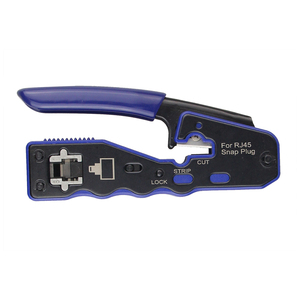 เครื่องมือ Crimper แบบผ่าน RJ45,เครื่องตัดคีมย้ำเครือข่ายอีเธอร์เน็ต Crimper EZ สำหรับ Cat6a Cat5 - Product Image 2