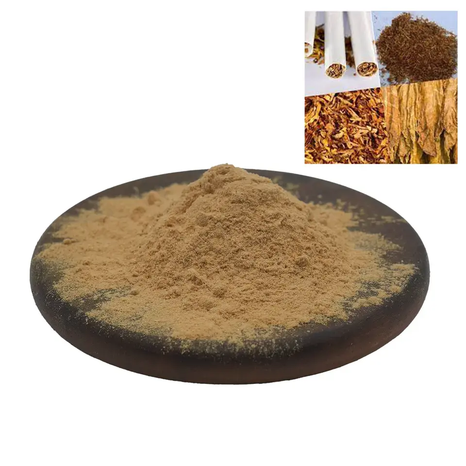 La Chine fabricant fournir des matières premières de haute qualité extrait de feuille de tabac poudre de solanesol 10:1