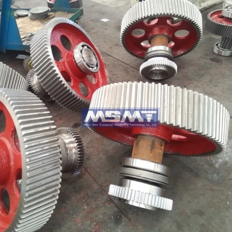 Factory Custom Forged Steel 42crmo Ball Mill Gear Wheel Large Size Herringbone Gear Wheel Large Module Helical Gear