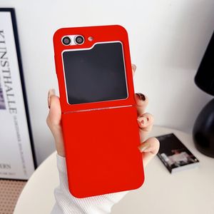 Yüksek kaliteli tasarım Samsung kılıfı z flip 5 yumuşak silikon cep telefonu kapak cilt hissediyorum cep telefonu kabuk - Product Image 3
