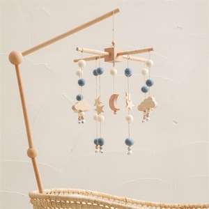 Bằng Gỗ Gió Chime Bé <span class=keywords><strong>Crib</strong></span> Với Chuông Hình Thiết Kế Cho Nhà Giữ Trẻ Trung Tâm Tường Dấu Hiệu Gỗ Thủ Công Mỹ Nghệ - Product Image 1