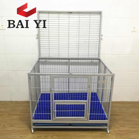 Wholesale Large Outdoor Heavy Duty Metal Dog Kennel Stackable Stack Dog Cage