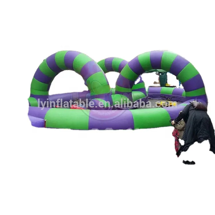 Al Aire Libre portátil inflable Go Karting Racing Track Arena para la venta