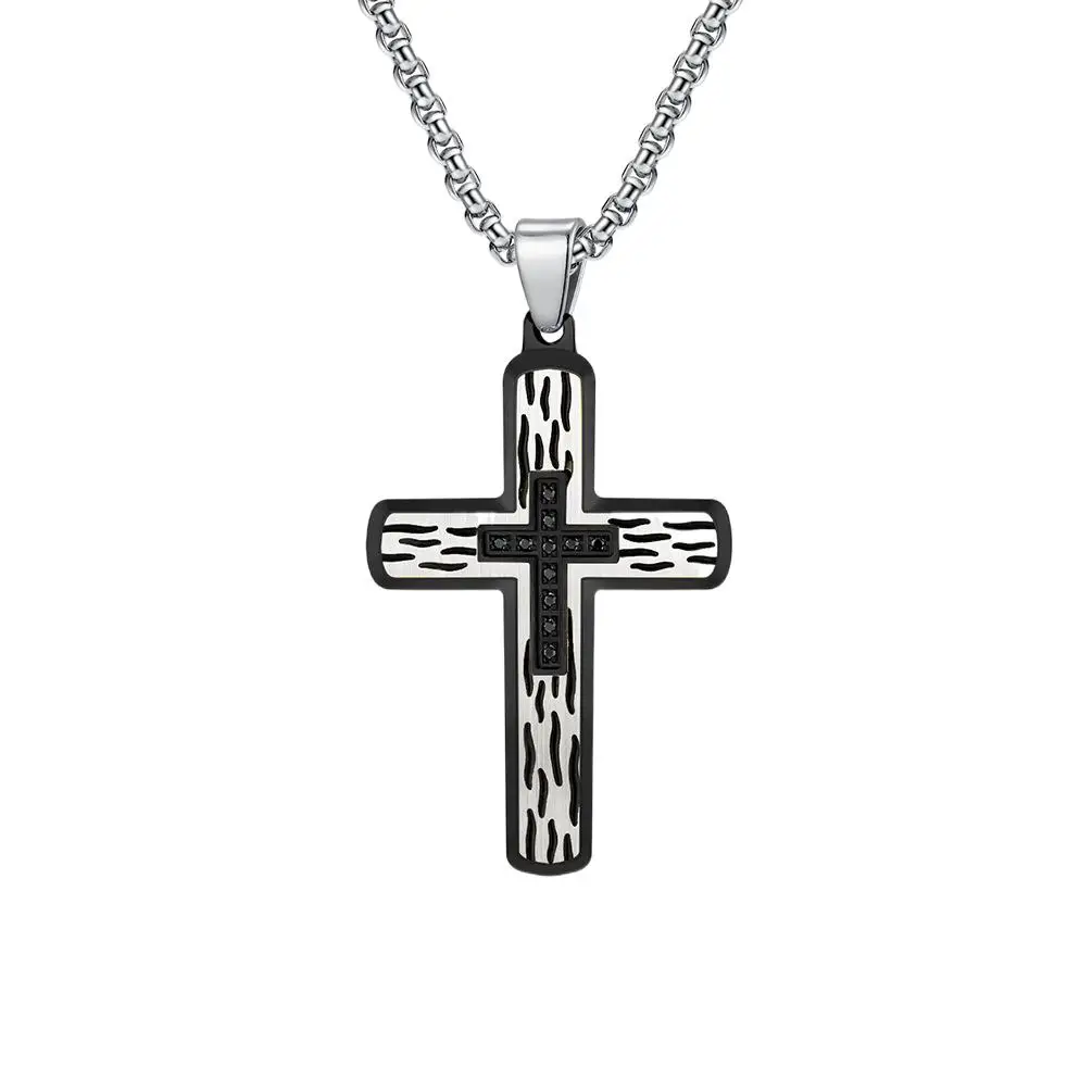 only Black steel pendant