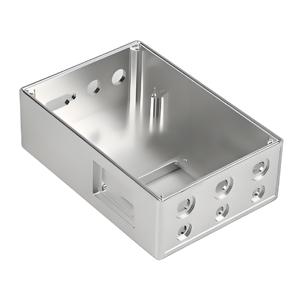 Mẫu Anodized chia trên thấp hơn Bìa nhôm thép không gỉ pin bao vây cho PCB board Side Bảng điều chỉnh khoan lỗ CNC - Product Image 3