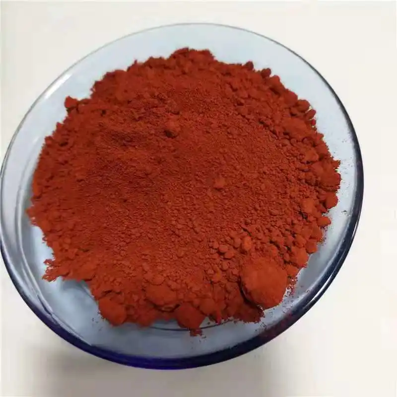 Fabbrica all'ingrosso colorato cemento pigmento sabbia resistente prato a terra Fe2O3 ossido di ferro rosso